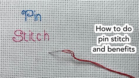 How to Pin Stitch .